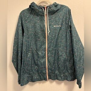 Columbia Women’s Full Zip Hooded Windbreaker Jacket